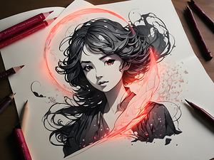 Magical Young Lady By ISHISH