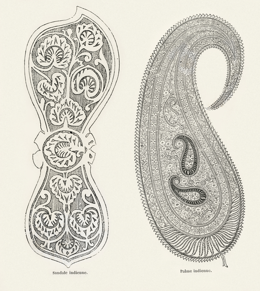 Indian design. 1888 edition Lornement Polychrome by Albert Racine 1825–1893. Print