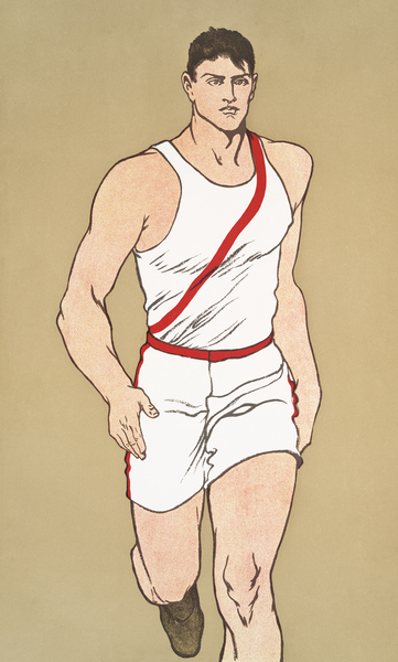 Runner 1908 by Edward Penfield Print