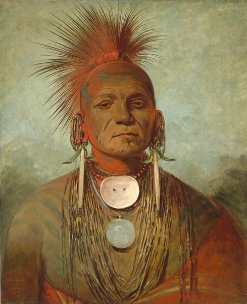 See-non-ty-a an Iowa Medicine Man 1844-1845 Print