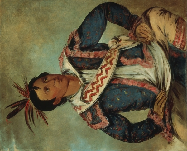 Há-Tchoo-Túc-Knee Snapping Turtle a Half-Breed 1834 Print