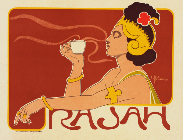 Café Rajah 1899 Posters by Georges Meunier Print