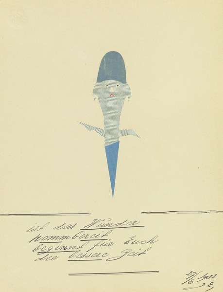 ‘Ist das Wunder kommbereit …’ 1932  My Pictures Become Wilder and Wilder By John Elsas Print