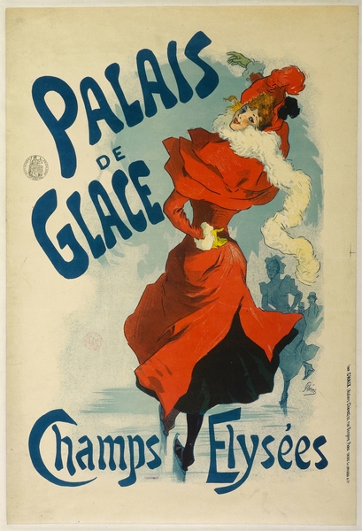 Palais De Glace Champs Elysées 1893 Poster by Jules Chéret Print