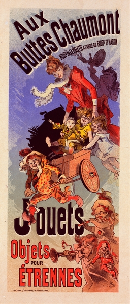 Buttes Chaumont 1899 Poster by Jules Chéret Print