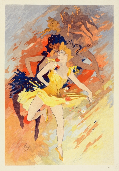 La Danse 1900 Poster by Jules Chéret Print