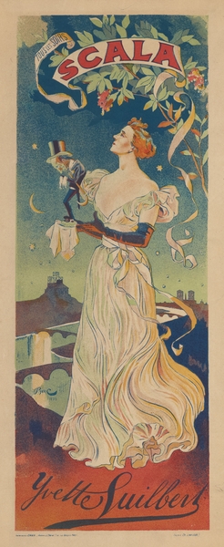 Scala 1895-1900 Poster by Jules Chéret Print