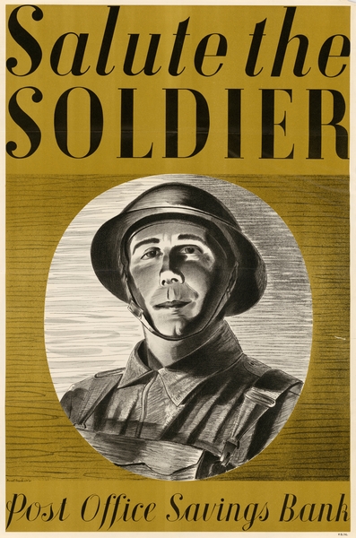 Salute the Soldier – Post Office Savings Bank Print