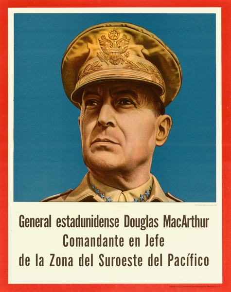 General Estadunidense Douglas MacArthur Print