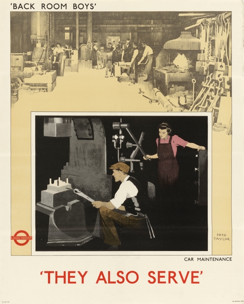 Back Room Boys’ They Also Serve – Car Maintenance Print