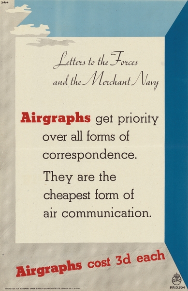 Letters to the Forces and the Merchant Navy Print