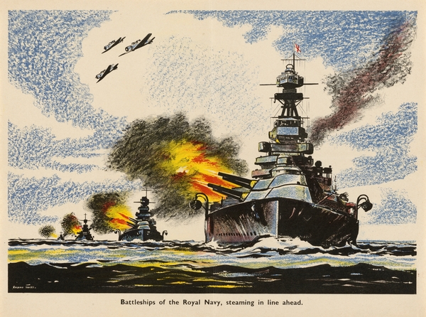 Battleships of the Royal Navy  Print