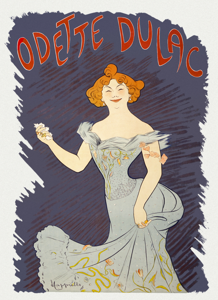 Odette Dulac 1903 by Leonetto Cappiello  Print