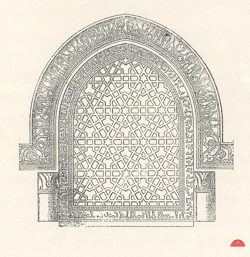 Decorative design. 1888 edition Lornement Polychrome by Albert Racine 1825–1893.  Print