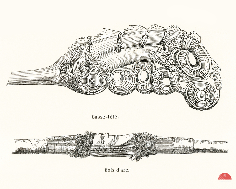 decorative motifs on weapons. 1888 edition Lornement Polychrome by Albert Racine 1825–1893.  Print