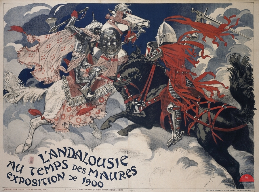 L’andalousie Au Temps Des Maures 1900 Poster by Eugène Samuel Grasset  Print