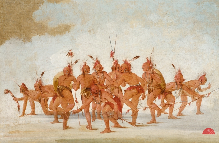 Discovery Dance Sac And Fox 1835-1837  Print