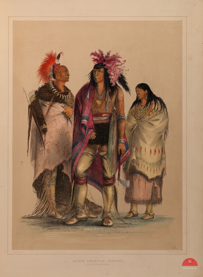North American Indian Portfolio 1844  Print