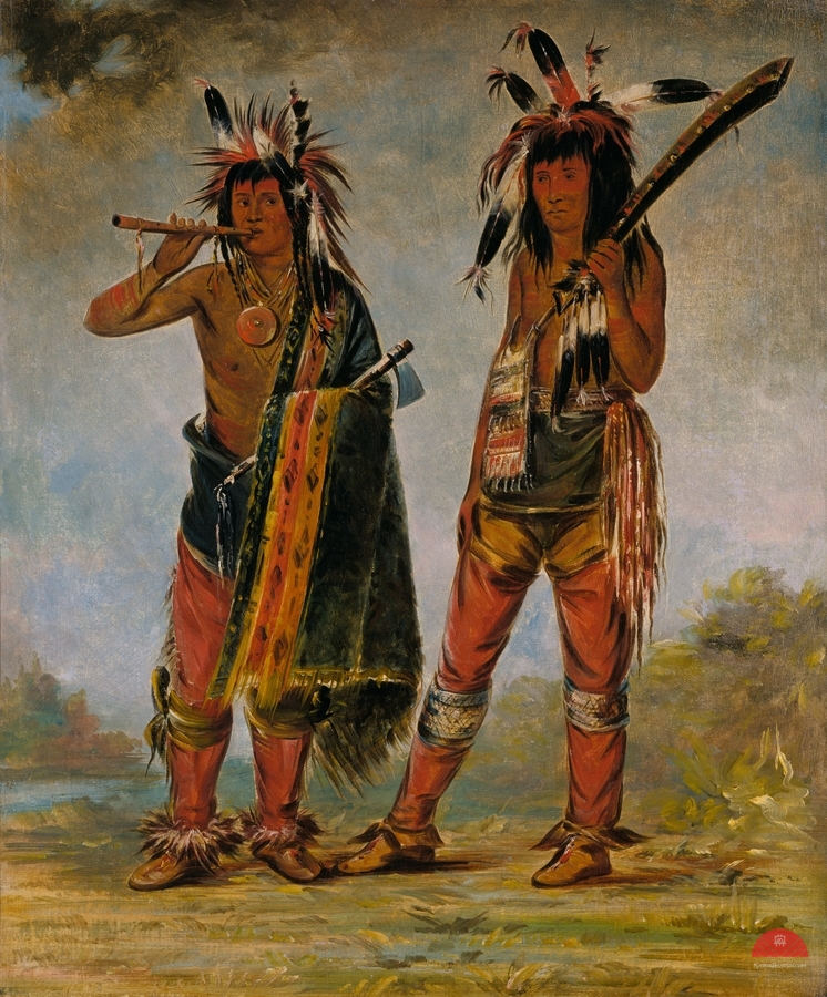 Two Young Men 1835  Print