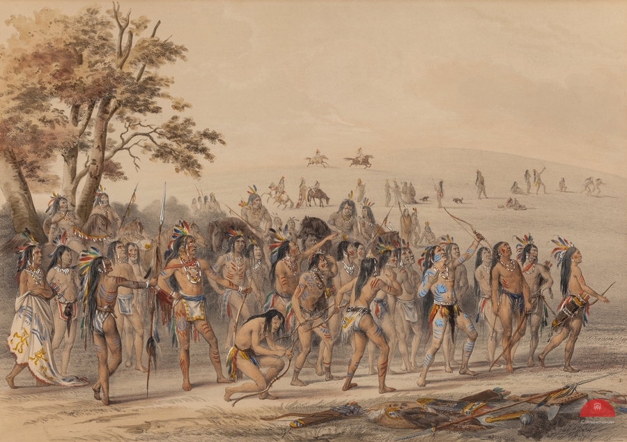 Game of the Arrow  Print