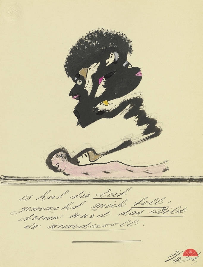 ‘Es hat die Zeit…’ 1931  My Pictures Become Wilder and Wilder By John Elsas  Print