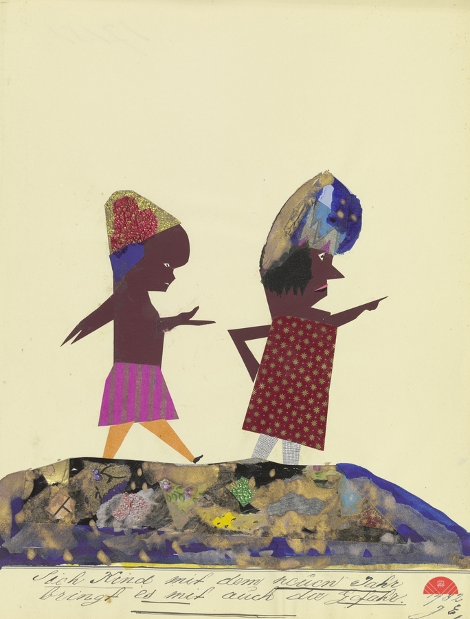 ‘Sieh Kind …’ 1932  My Pictures Become Wilder and Wilder By John Elsas  Print