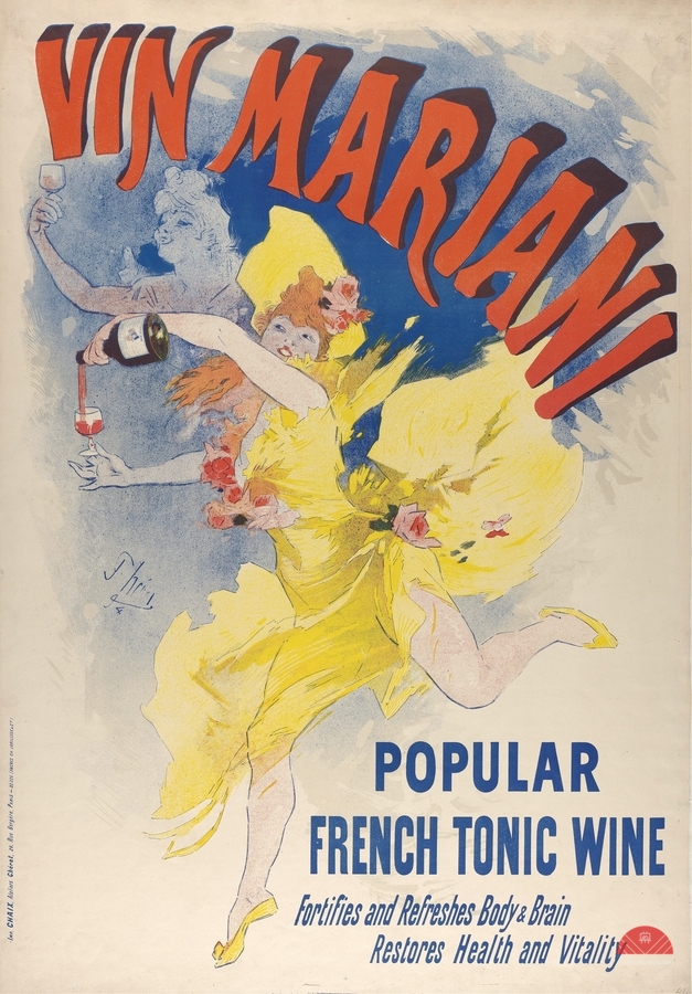 Vin Mariani 1894 Poster by Jules Chéret  Print