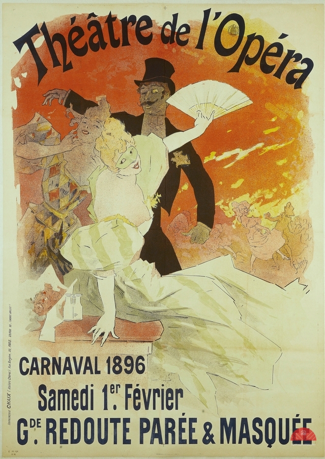 Théâtre De L’opéra 1895 Poster by Jules Chéret  Print