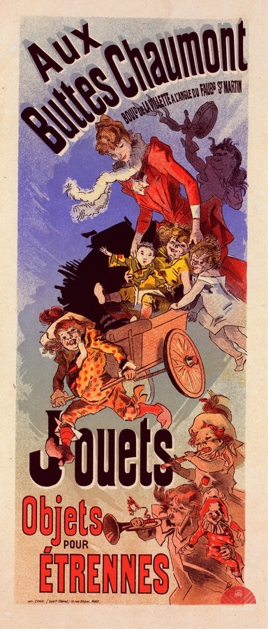 Buttes Chaumont 1899 Poster by Jules Chéret  Print