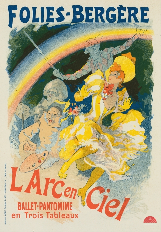 L’arc-En-Ciel 1896 Poster by Jules Chéret  Print