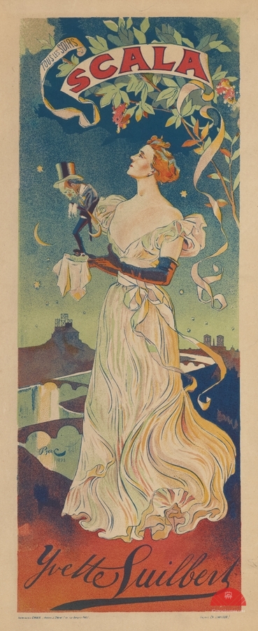 Scala 1895-1900 Poster by Jules Chéret  Print