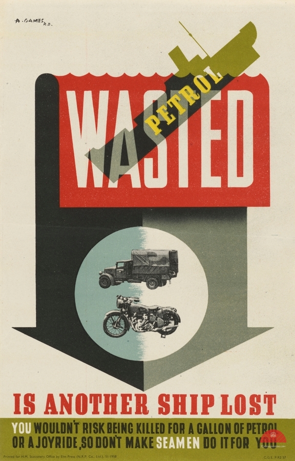 Wasted Petrol is Another Ship Lost  Print