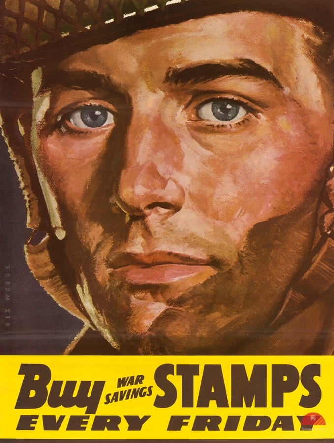 Buy War Savings Stamps Every Friday   Print