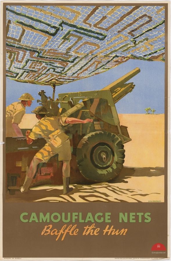 Camouflage Nets – Baffle the Hun  Print