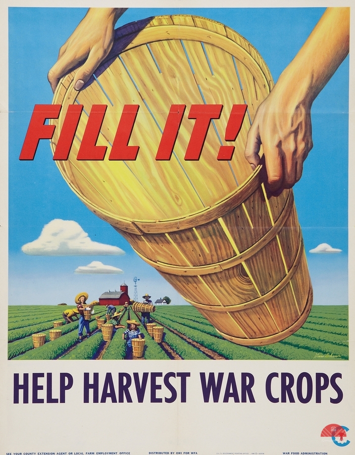 Fill it! Help Harvest War Crops 1945  Print