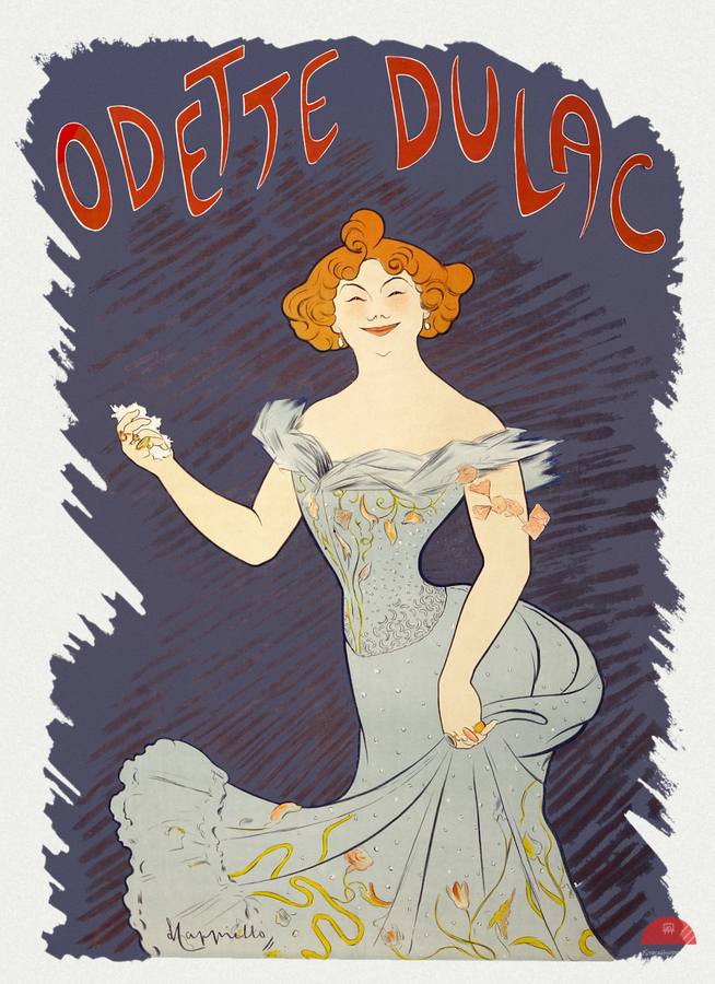Odette Dulac 1903 by Leonetto Cappiello   Print