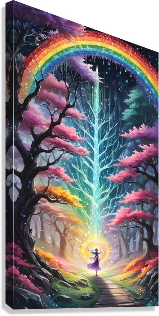 Path To Heaven By ISHISH Canvas Print