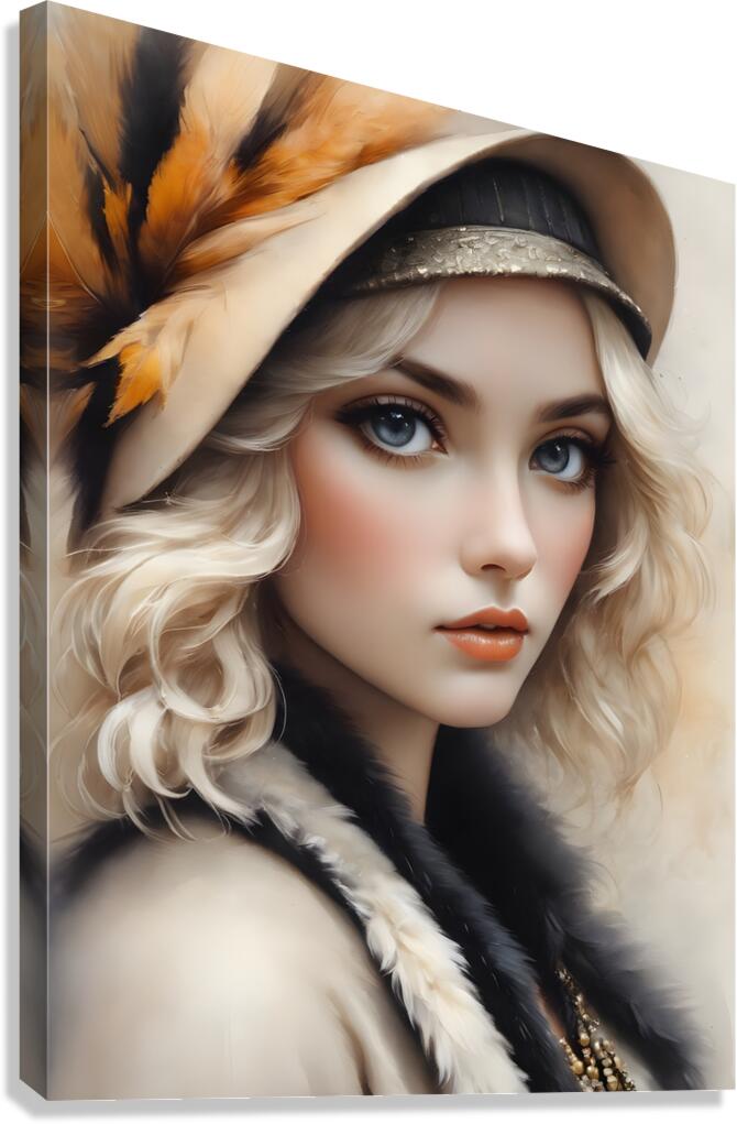 Agatha Moreira Likeness By ISHISH Canvas Print