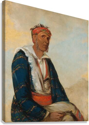 Cól-Lee a Band Chief 1834 Canvas Print