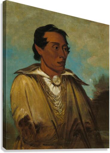 Kee-Án-Ne-Kuk Foremost Man Chief of The Tribe 1830 Canvas Print