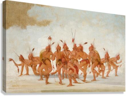Discovery Dance Sac And Fox 1835-1837 Canvas Print