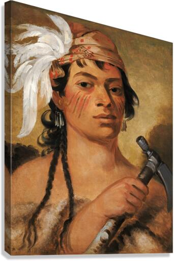 Good Hunter a Warrior 1831 Canvas Print