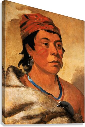 Round Island a Warrior 1831 Canvas Print