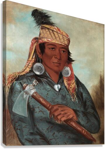 Wáh-Pe-Say The White 1830 Canvas Print