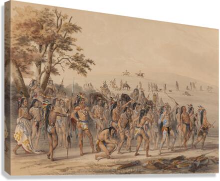 Game of the Arrow Canvas Print