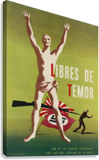 Libres de Temor Canvas Print