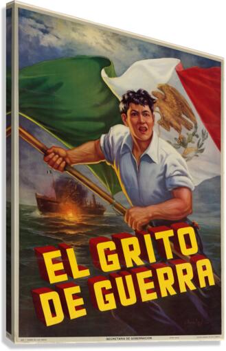 El Grito de Guerra Canvas Print