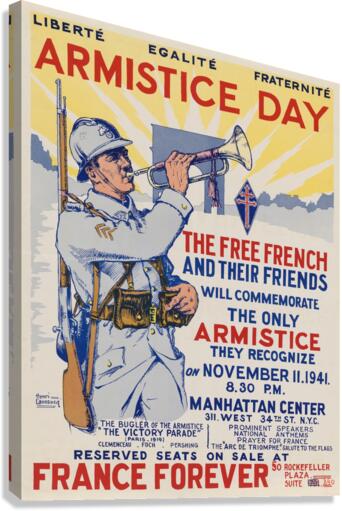 Armistice Day Canvas Print