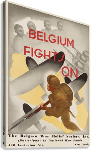 Belgium Sails for Victory Canvas Print