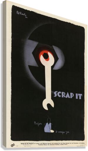 Scrap It Canvas Print